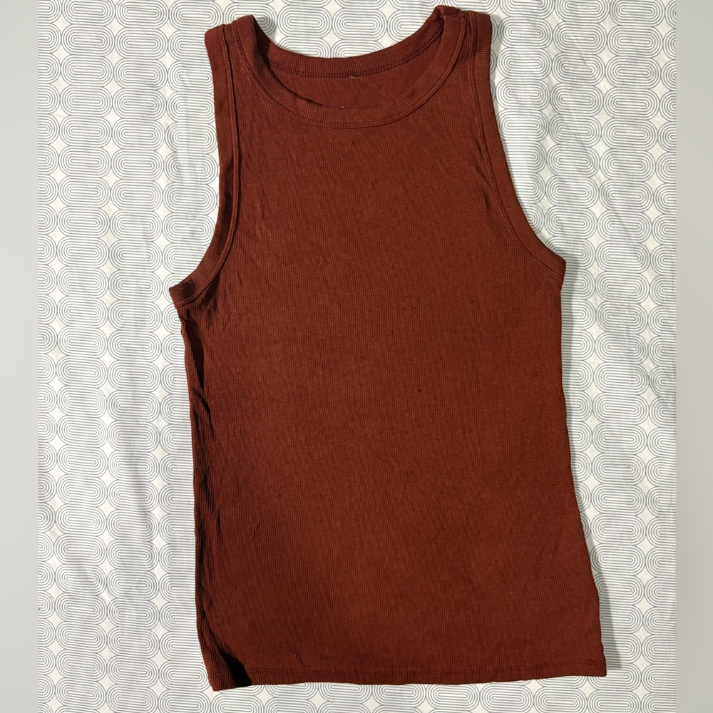 A New Day Orange Tank Top M